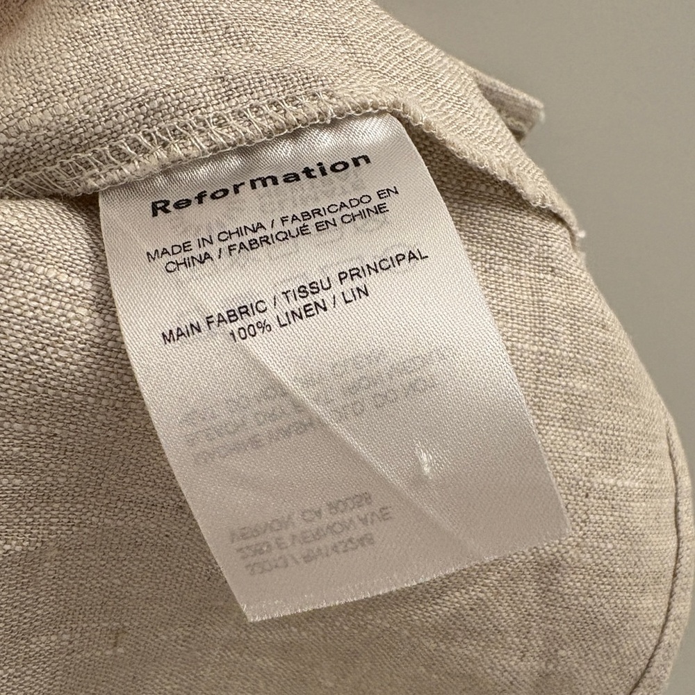 Reformation Dana Linen Mini Dress - Picture 7 of 11